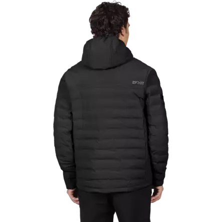 FXR Men's Podium Windproof Quilted Jacket - Black - Skoterjackor - 61160 - 2