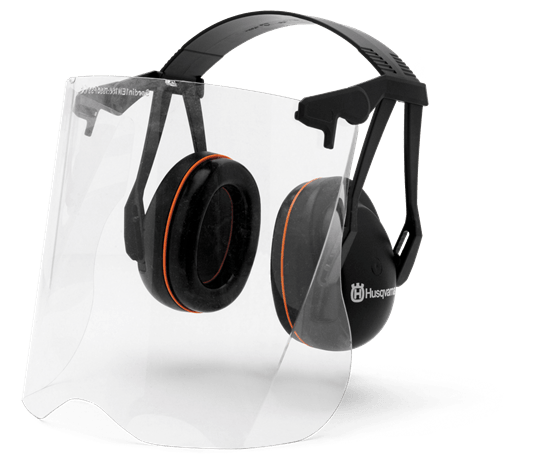 HUSQVARNA HÖRSELSKÅPOR MED PLEXIVISIR - Säkerhetsutrustning - 9430 - 1