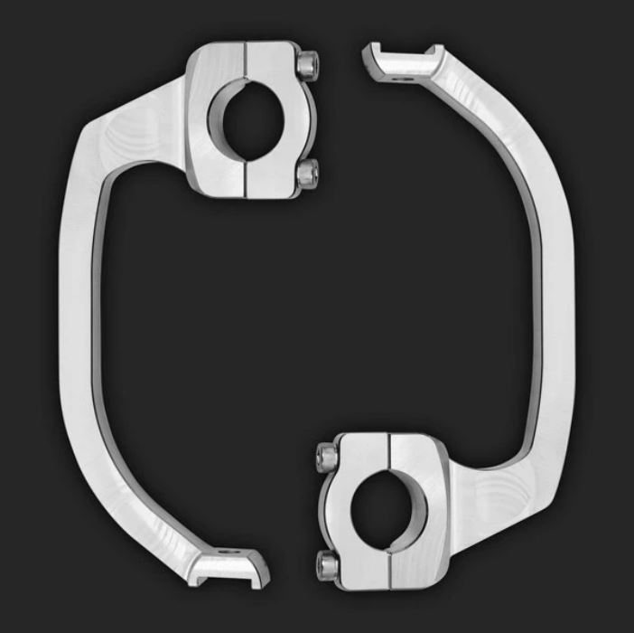 Rox Monteringssats Hayes Flex-Tec handskydd (Svart) - Styrtillbehör - D334380 - 1