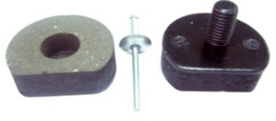 Sno-X Bromsbelägg Ski-Doo - Bromsbelägg - D61860 - 1