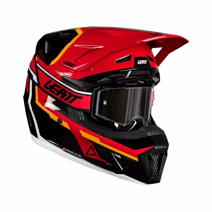 Leatt Hjälm+Goggles Moto 7.5 Röd V26 - Skoterhjälmar - D502910 - 1