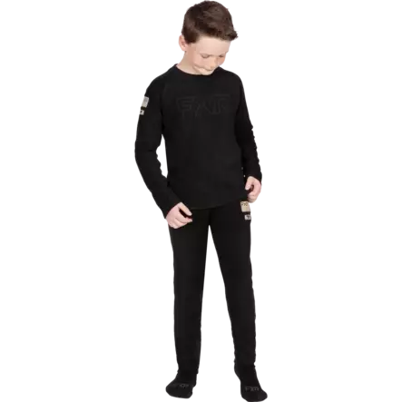 FXR Youth Pyro Thermal Set - Black - Skoterkläder barn - 61431 - 1