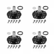 Camso R4S/T4S/X4S/UTV 4S1 Hub axle kit 4pcs Multi 4x110.4x115.4x137 - Tillbehör bandsats - D502381 - 2