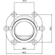 Kimpex Förgasarfläns Polaris 700/900 - Förgasarflänsar - D62391 - 2