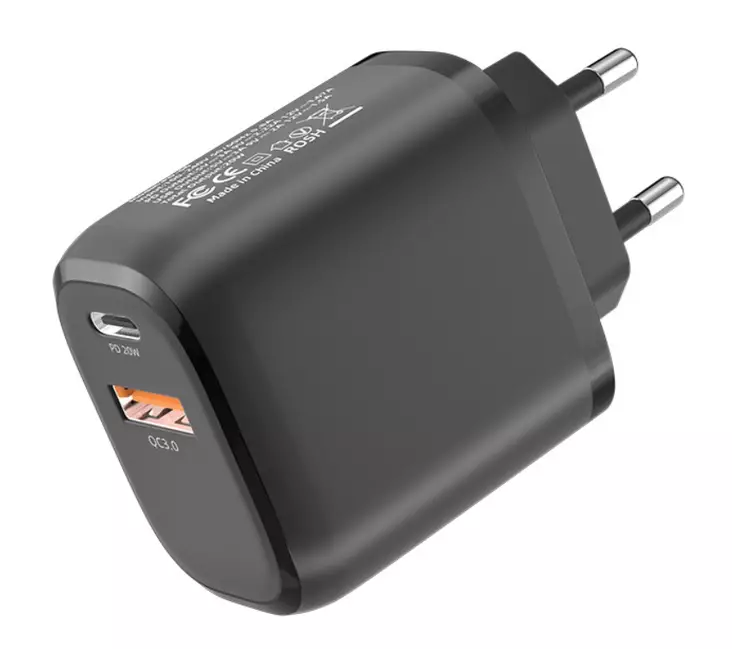 Hyper Snabbladdare PD/QC 20W USB-C & USB - Hjälmtillbehör - D420031 - 1