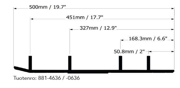 Sno-X Defender Styrstål - Styrstål - D117131 - 1