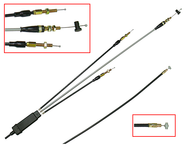 Sno-X Gaskabel Polaris - Bromsvajrar- och slangar - D61971 - 1
