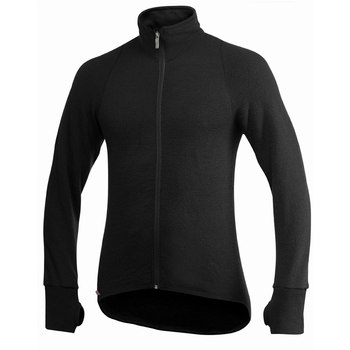 Woolpower Full zip 400 Merino Mid layer Jacka svart - Underställ och strumpor - D139451 - 1