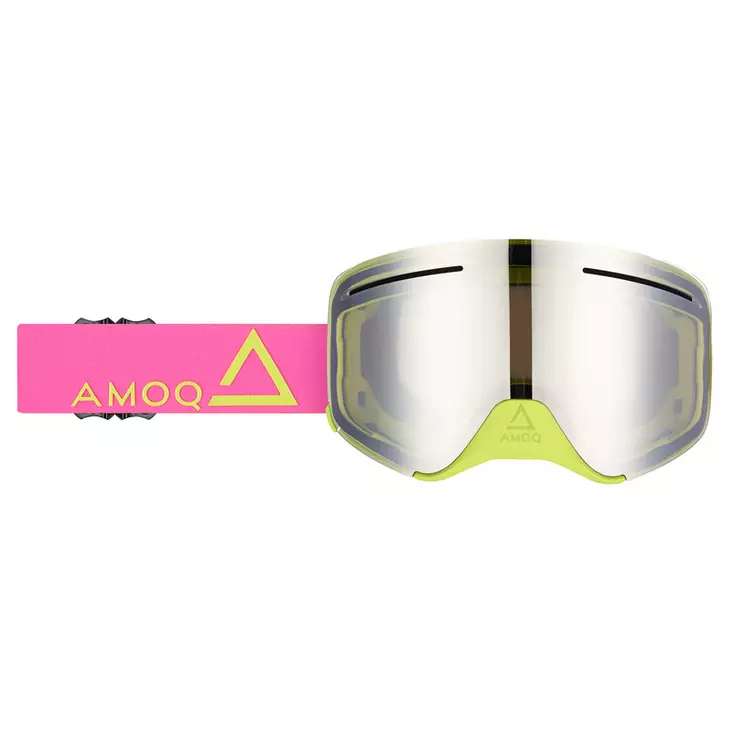 AMOQ Vision Vent+ Magnetic Goggles Pink-HiVis - Silver Mirror - Goggles och Linser - 51431 - 1