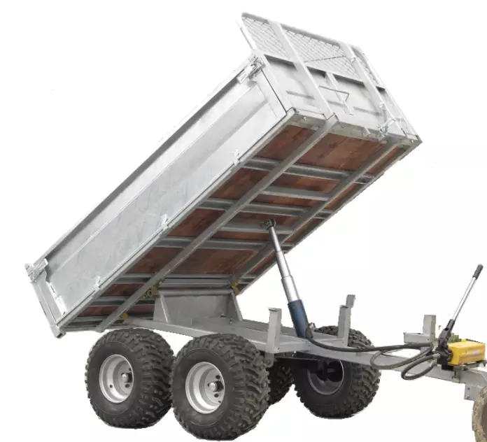 Bronco Tippkärra med manuell hydraulisk pump - Vagnar - D505381 - 1