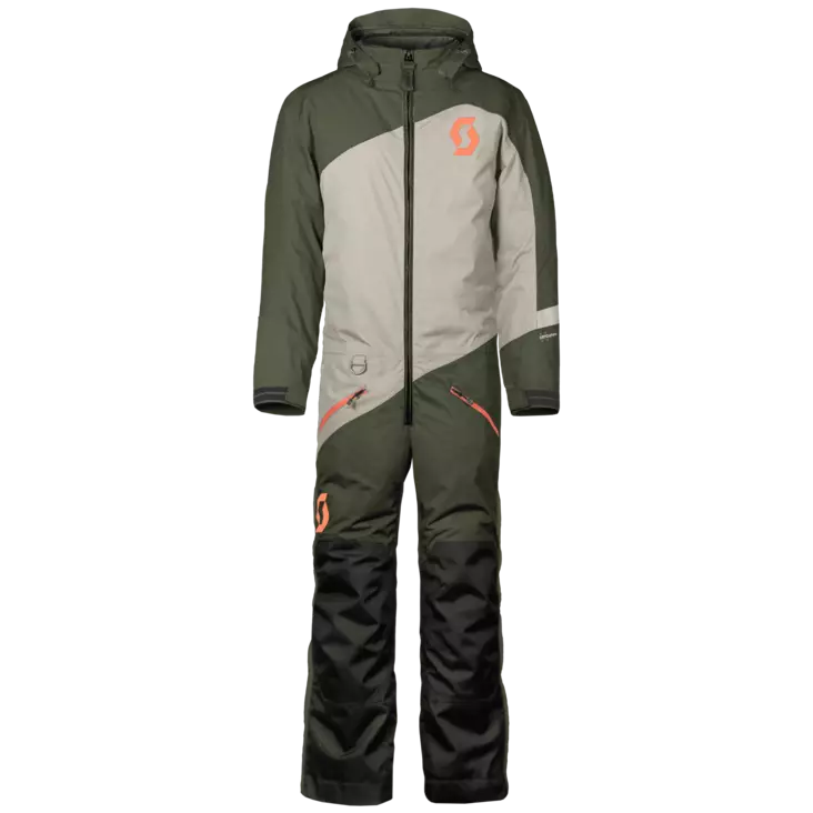 SCOTT MONOSUIT DS DRYO JUNIOR GRÖN/NATURVIT - Skoteroveraller - 51551 - 1