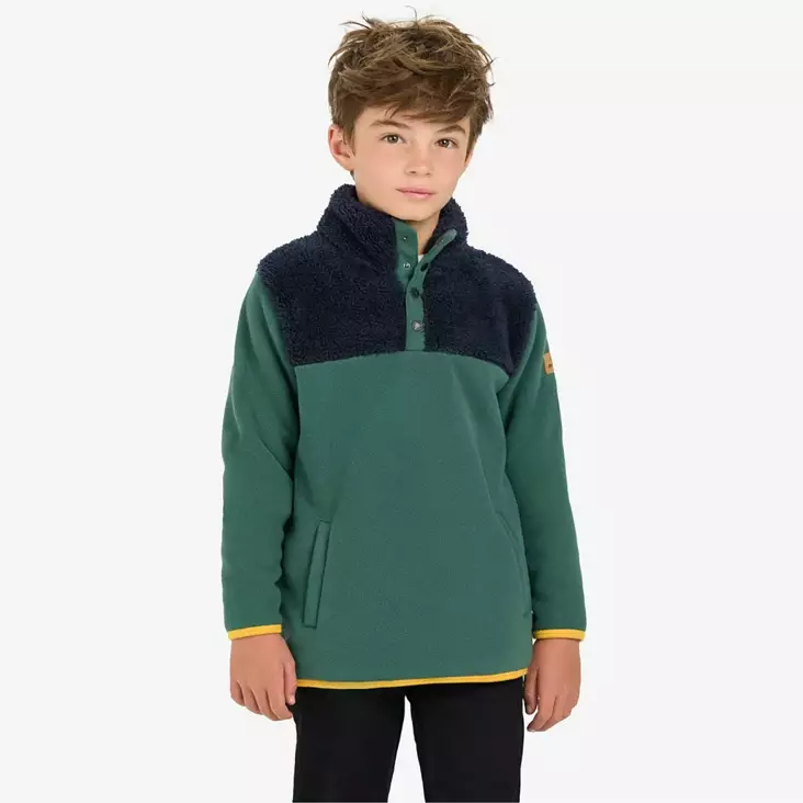 SKI-DOO PULLOVER FLEECE JUNIOR 10-12 ÅR GRÖN - Skoterkläder barn - 38011 - 1
