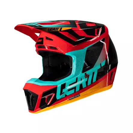 Leatt Helmet Kit Moto 7.5 V25 Red - Skoterhjälmar - D482942 - 2
