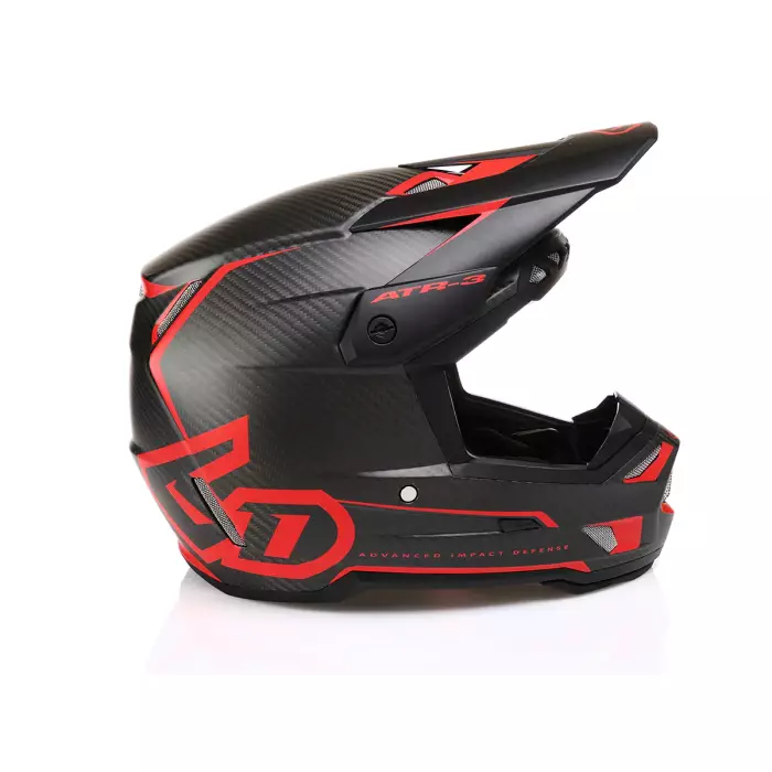 6D Helmet ATR-3 Nova Matte Red FIM - Skoterhjälmar - D527522 - 1