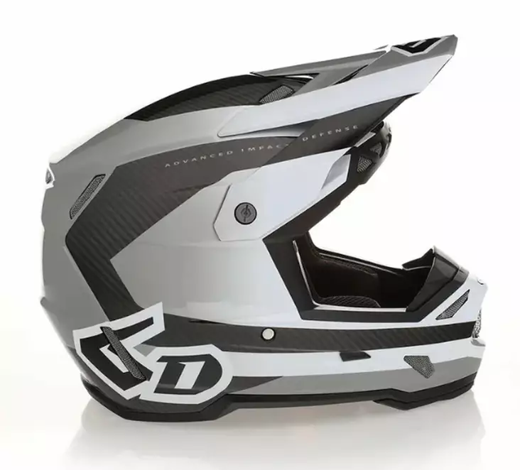 6D Helmet ATR-3 Pure Gloss White FIM - Skoterhjälmar - D527532 - 1