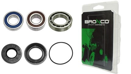 Bronco Hjullager & tätningssats Arctic Cat Kawasaki Polaris 50 90 110cc - Packningar och lager - D133602 - 1