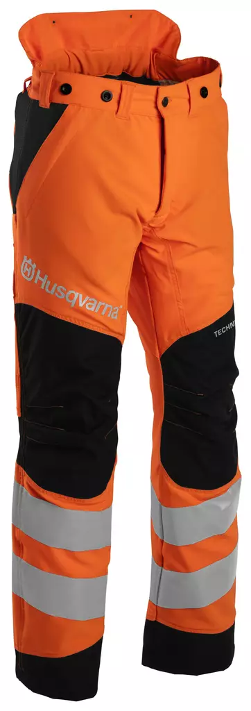 HUSQVARNA MOTORSÅGSBYXA T W HIGH VIZ - Sågskyddsbyxor - 31722 - 1