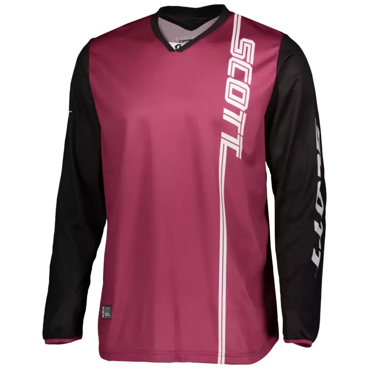 SCOTT 350 SWAP JERSEY SVART/VINRÖD - S - Tröjor - 25432 - 1