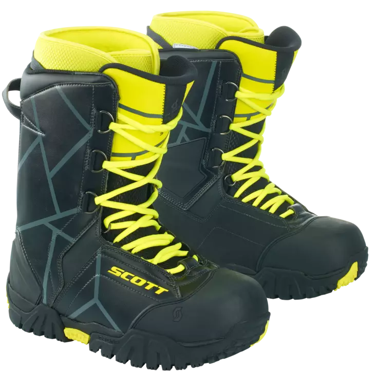 SCOTT X-TRAX SMB SKOTERKÄNGOR SVART/GUL - Skoterskor - 44062 - 1