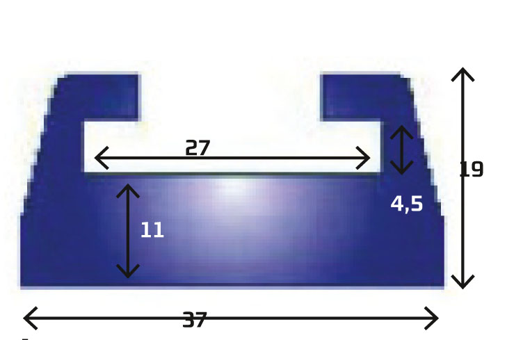 Sno-X Slides Ski-Doo 142cm Grafit - Slides - D61102 - 1