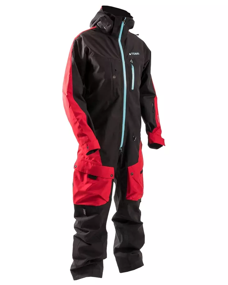 TOBE TIRO V2 FORMULA MONOSUIT UNISEX SVART/RÖD M - Skoteroveraller - 27802 - 1