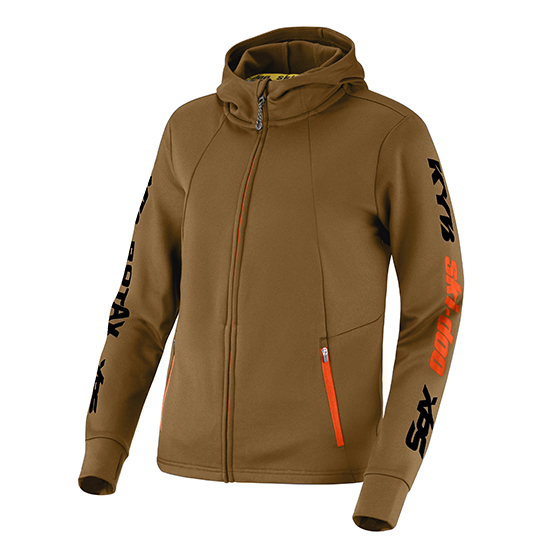 SKI-DOO X-TEAM EDITION ZIP-UP HOODIE HERR BRUN - Skoterkläder - 46972 - 1