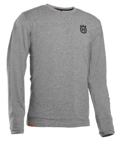 HUSQVARNA XPLORER LÅNGÄRMAD T-SHIRT GRÅ - Jackor och tröjor - 45312 - 1