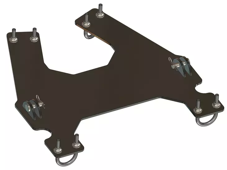 Bronco Monteringssats för plogblad CF Moto CForce C4/C5 2026- - Plogar - D543422 - 1