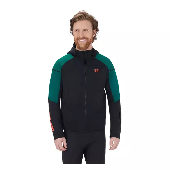 SEA-DOO PERFORMANCE VÅTDRÄKTSJACKA HERR SVART/GRÖN - Kläder - 55202 - 1