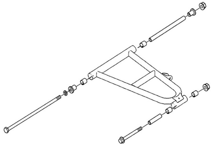 Sno-X Bussningssats för nedre A-arm Arctic Cat - Framvagnsdelar - D62592 - 1