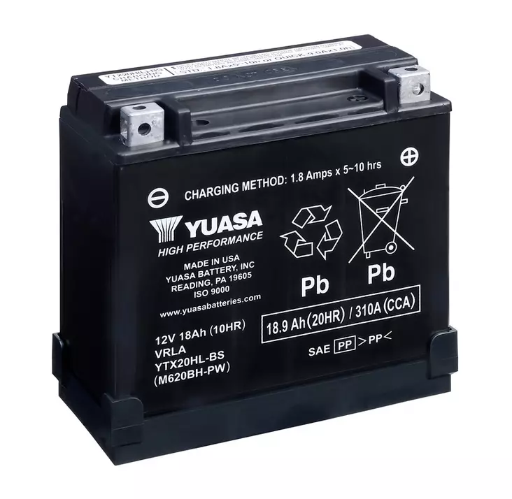 YUASA AGM BATTERI YTX20HL-BS-PW (CP) - Batterier - 39312 - 1