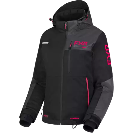 FXR Women's Fresh Jacket - Black/Asphalt/Razz - Skoterjackor - 61123 - 1