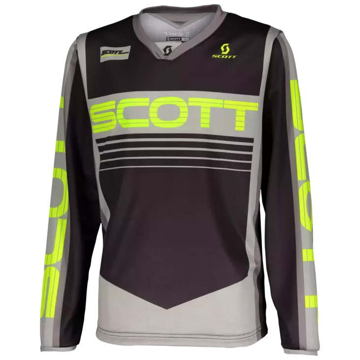SCOTT 350 RACE JERSEY JUNIOR GRÅ/GUL - Tröjor - 44863 - 1