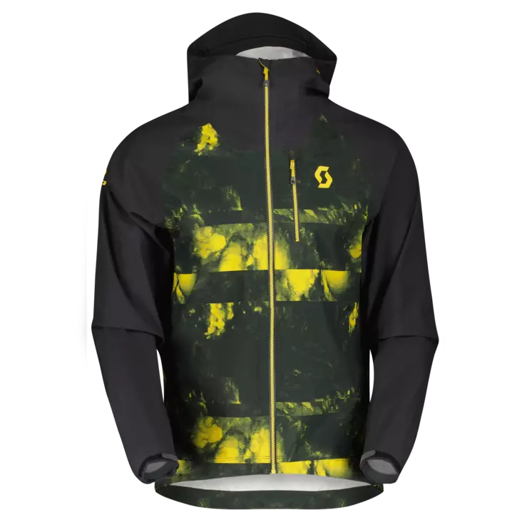 SCOTT TRAIL STORM WP JACKA HERR SVART/GUL - Tröjor - 49473 - 1