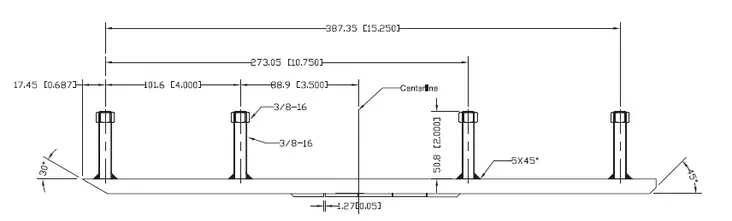 Sno-X Styrstål 5" 90° C&A Pro - Styrstål - D81583 - 1