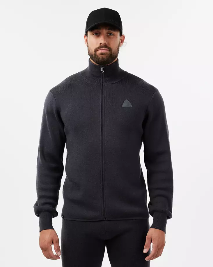 TOBE OVIS MERINO UNDERSTÄLLSTRÖJA HERR DARK INK - Underställ och strumpor - 46873 - 1