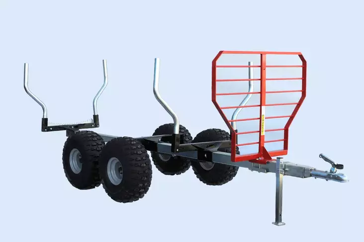 Ultratec Timmervagn med stöttor, maxlast 1500kg, vikt 167kg - Vagnar - D252123 - 1