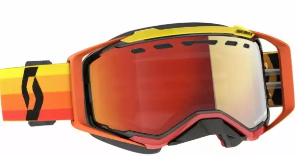 SCOTT PROSPECT SNOW CROSS GOGGLE orange/yellow / enhancer red chrome - Goggles och Linser - 39903 - 1