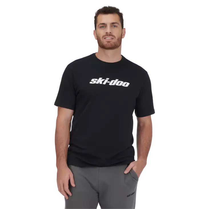 SKI-DOO SIGNATURE T-SHIRT HERR SVART - Skoterkläder - 45473 - 1