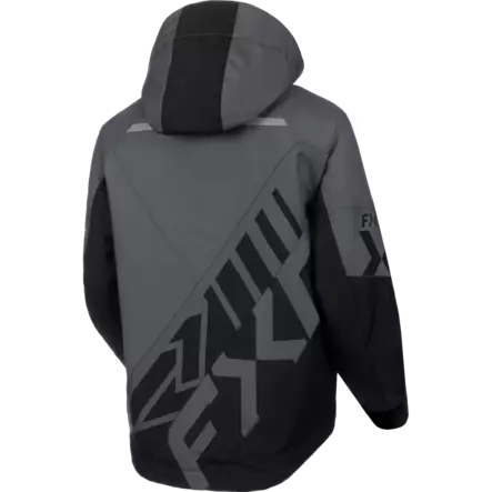 FXR Child Cold Cross CX Jacket - Charcoal/Black - Skoterkläder barn - 61184 - 2