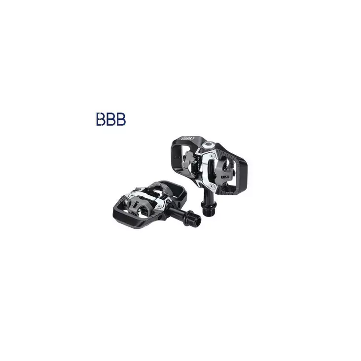 BBB Pedal Clipless TrailMount matt svart 90 x 60mm - Tillbehör - 34794 - 1