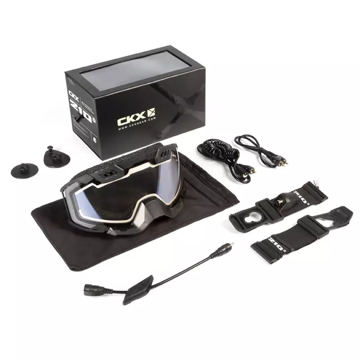 CKX Goggle 210° Original El svart/klar lins - Goggles och Linser - D126444 - 1