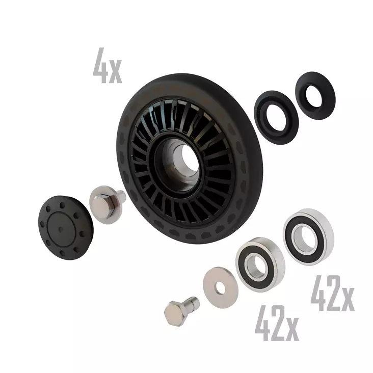 Camso S-Kit - Replacement bearing kit X4S - Tillbehör bandsats - D475774 - 1