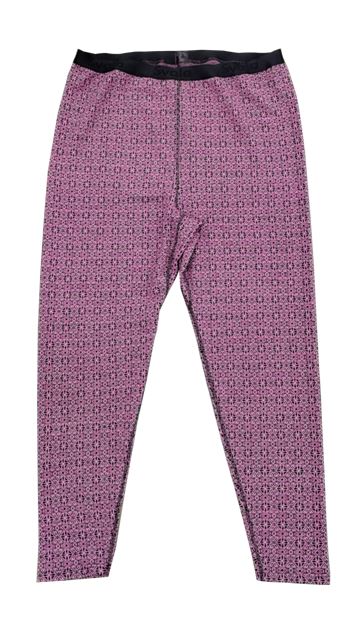 SVALA Merino Design Womens Pant Jacquard raspberry-grey - Underställ och strumpor - D463064 - 1