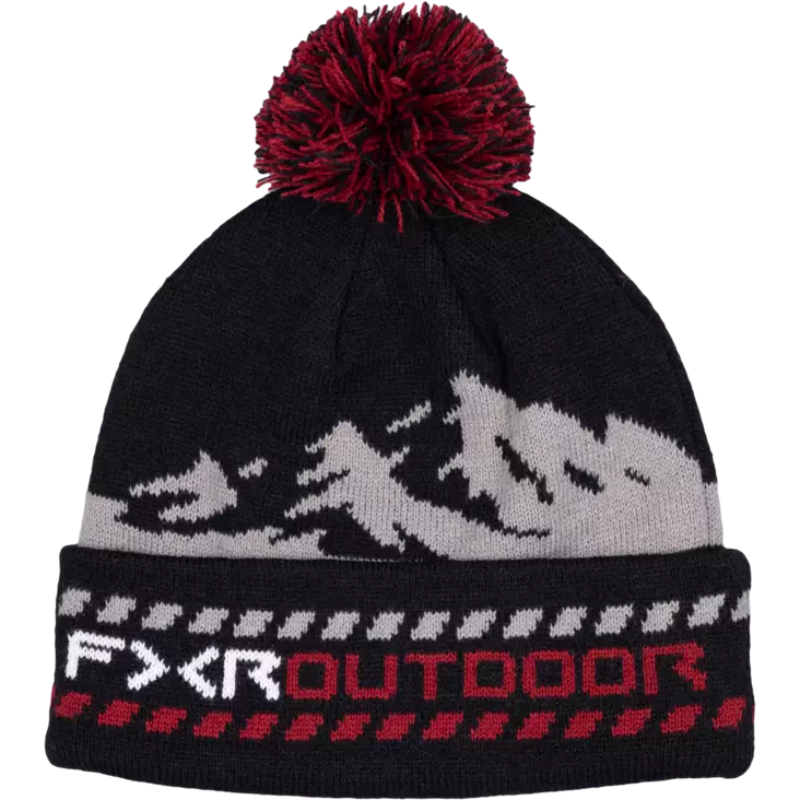 FXR Mountain Beanie - Black/Oxblood - Mössor och kepsar - 59994 - 1