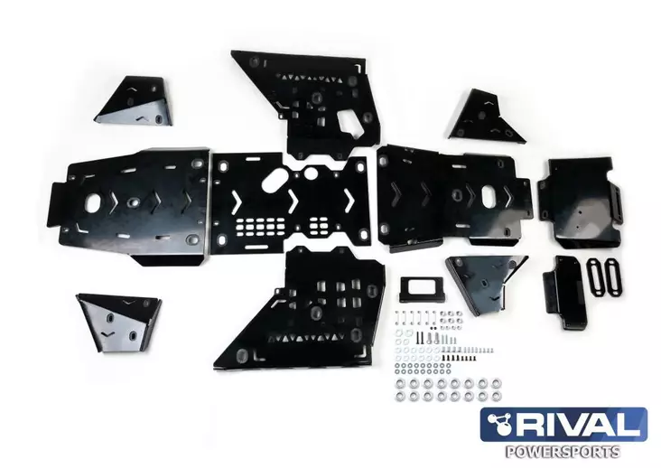 Rival Bukplåt plast 8mm CF Moto C6 Pro 2026- - Ram och chassi - D542594 - 1