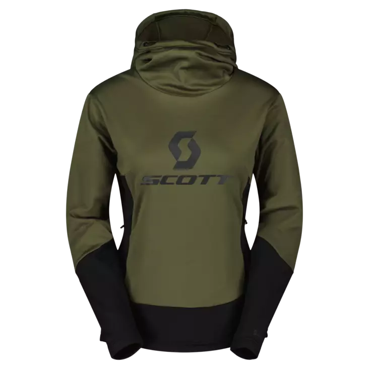 SCOTT HOODIE DEFINED DAM GRÖN/SVART - Skoterkläder - 52234 - 1