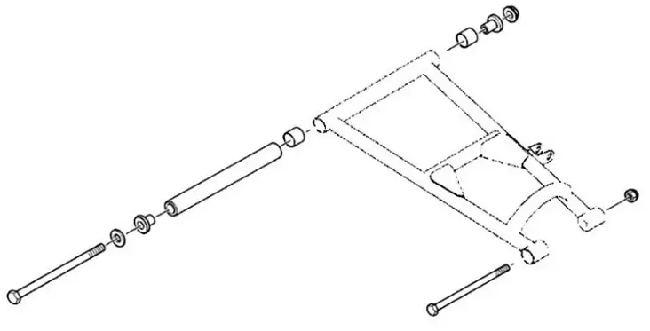 Sno-X Bussningssats för A-arm Arctic Cat - Framvagnsdelar - D62594 - 1