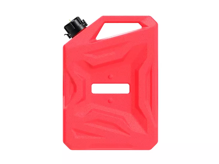 TESSERACT Bränsledunk 5L Röd Universal - Väskor och förvaring - D91014 - 1