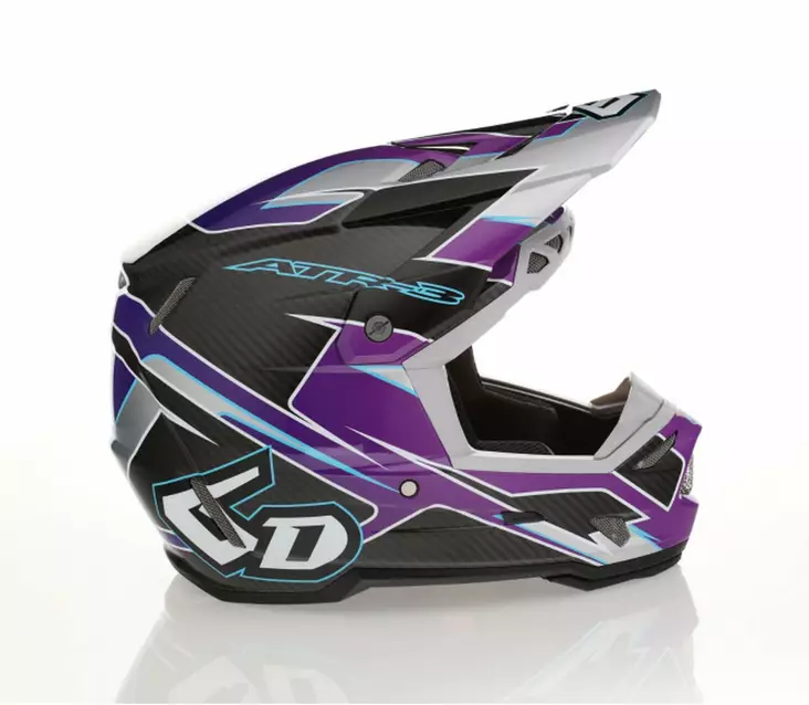 6D Helmet ATR-3 Reflex Gloss Purple FIM - Skoterhjälmar - D527535 - 1